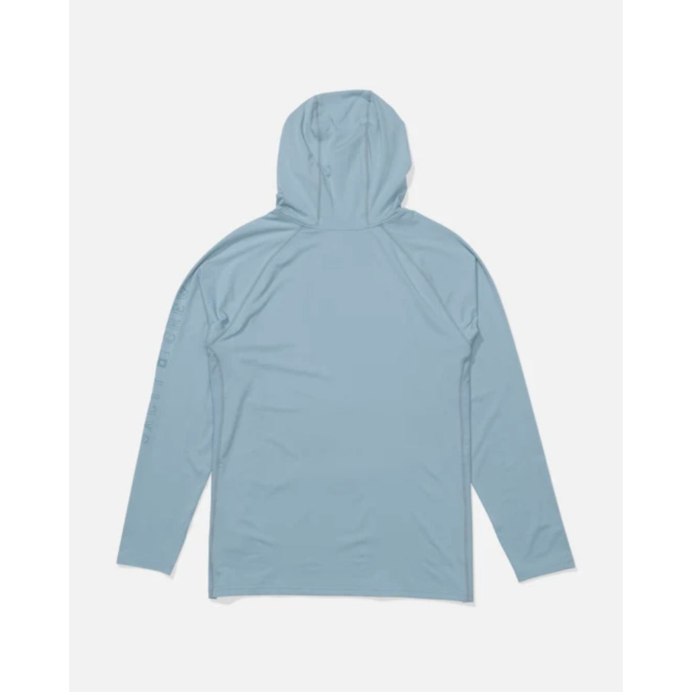 SALTY CREW APEX PERFORATED SUNSHIRT MINERAL BLUE