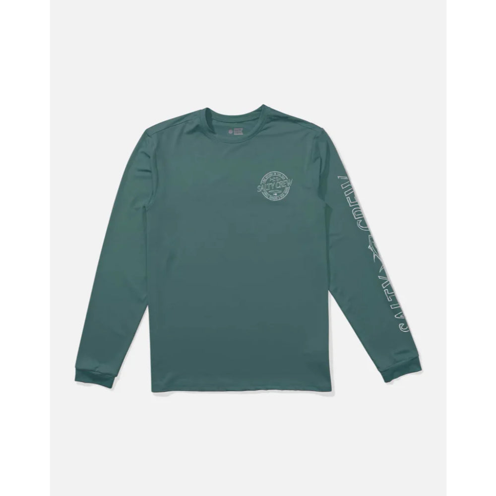 SALTY CREW SKEWED L/S SUNSHIRT WHITE
