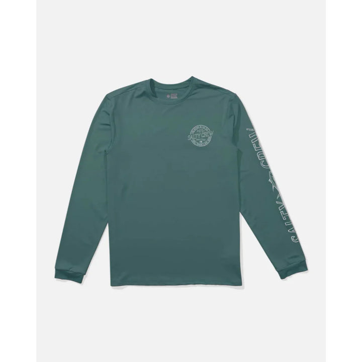 SALTY CREW SKEWED L/S SUNSHIRT WHITE