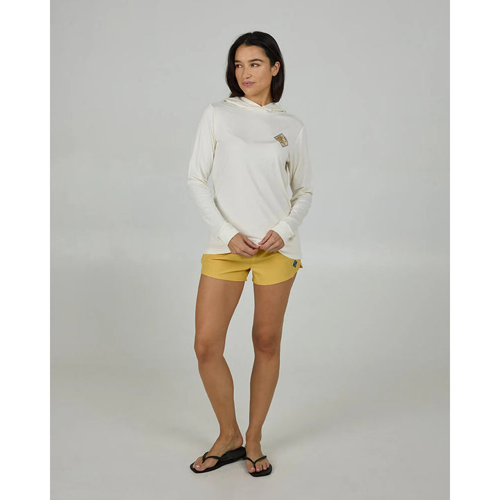 SALTY CREW TIPPET FILL SUNSHIRT HOODIE OFF WHITE
