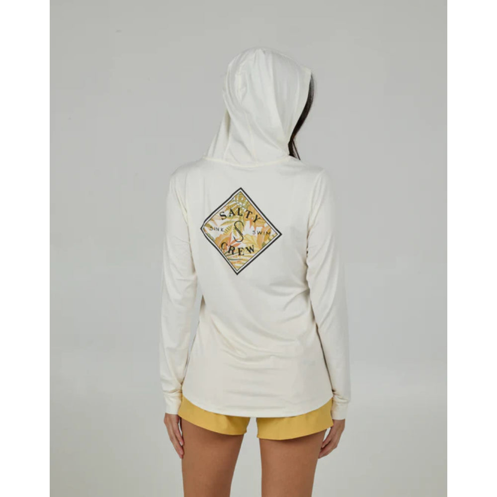 SALTY CREW TIPPET FILL SUNSHIRT HOODIE OFF WHITE