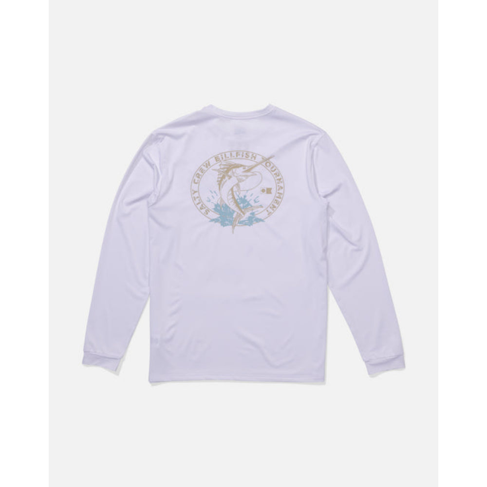 SALTY CREW SHOOTOUT LS SUNSHIRT WHITE