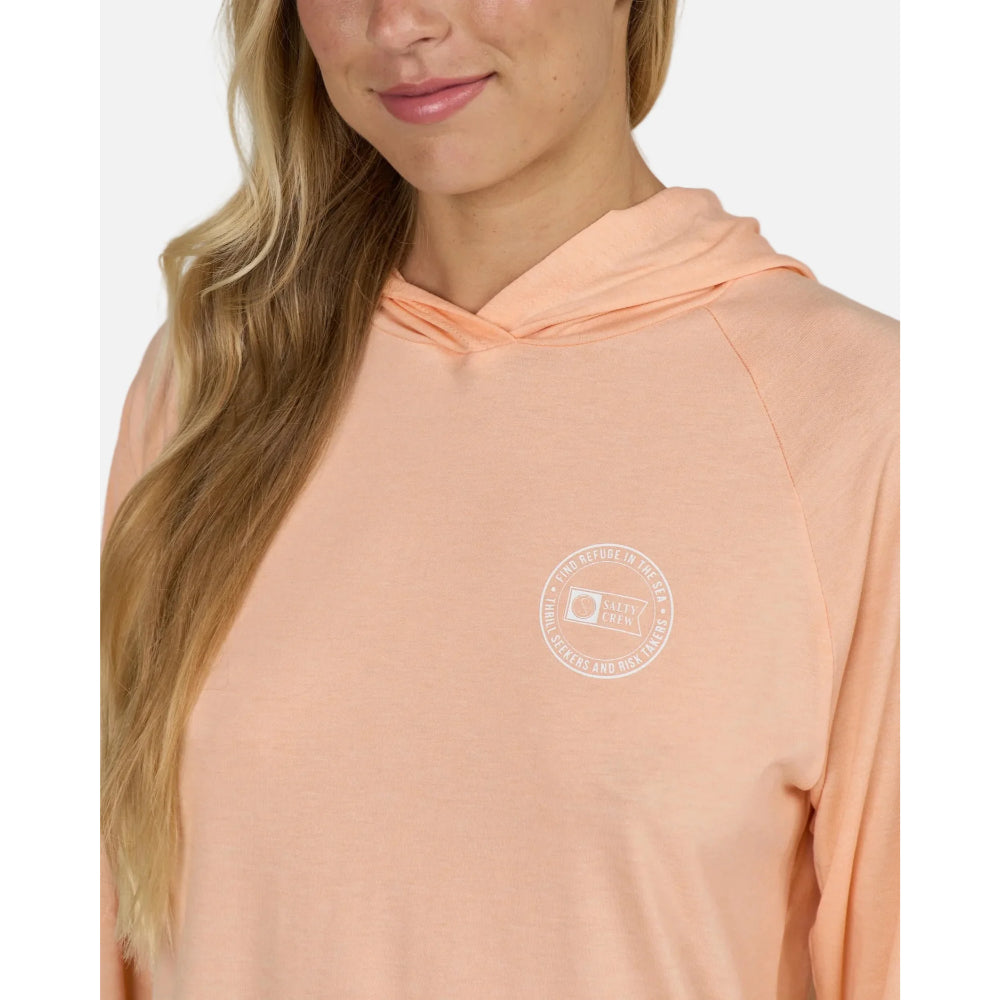 SALTY CREW CIRCLED TECH HOODY APRICOT