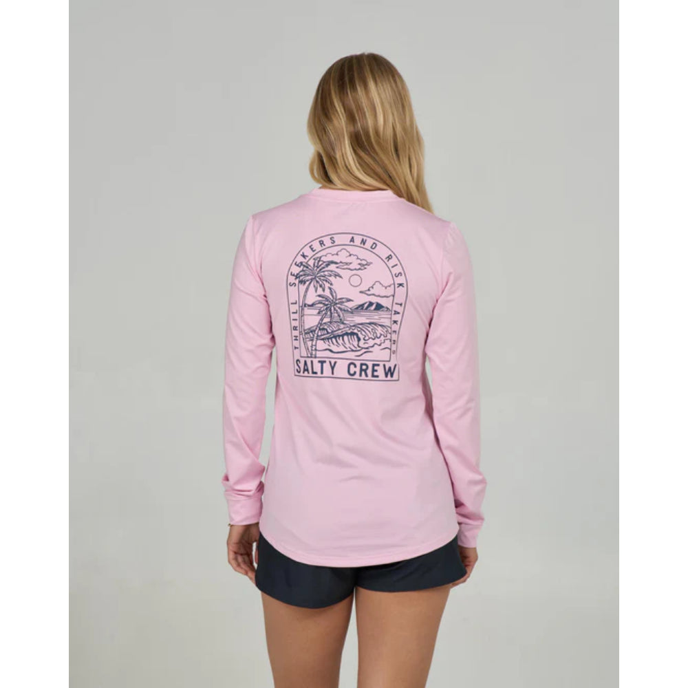 SALTY CREW ARCHWAY SUNSHIRT PINK SKIES