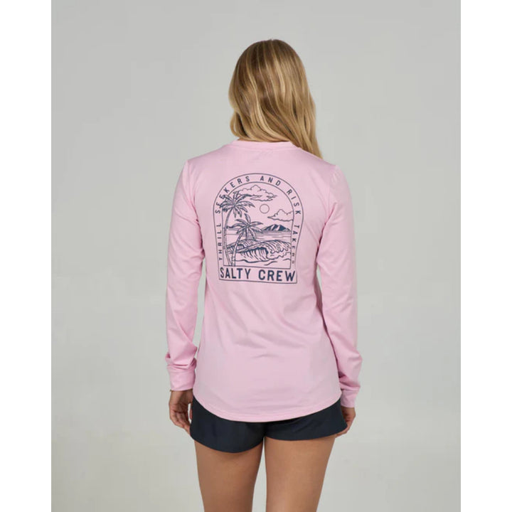 SALTY CREW ARCHWAY SUNSHIRT PINK SKIES
