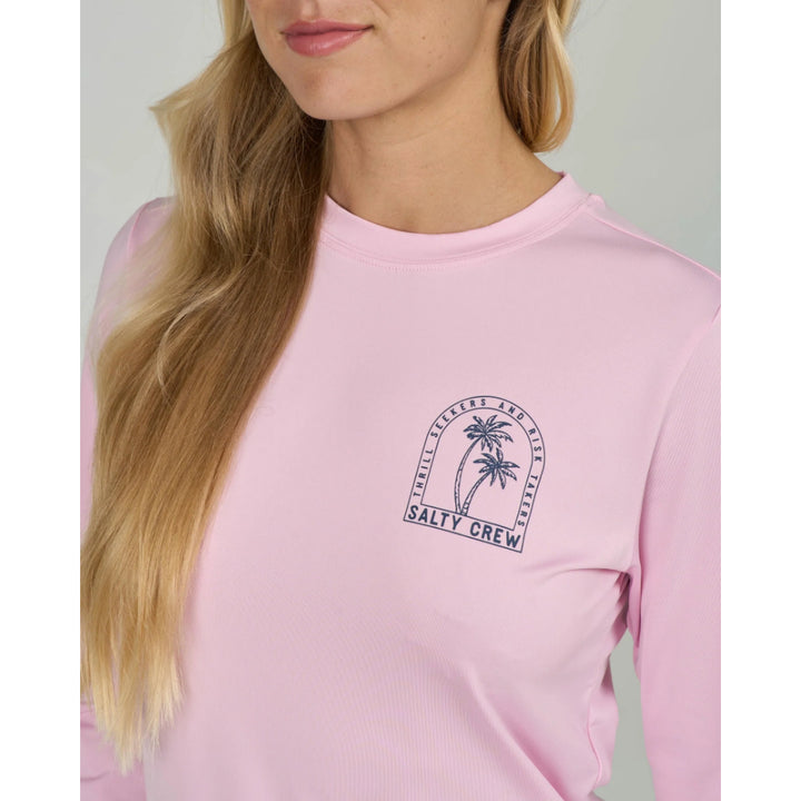 SALTY CREW ARCHWAY SUNSHIRT PINK SKIES