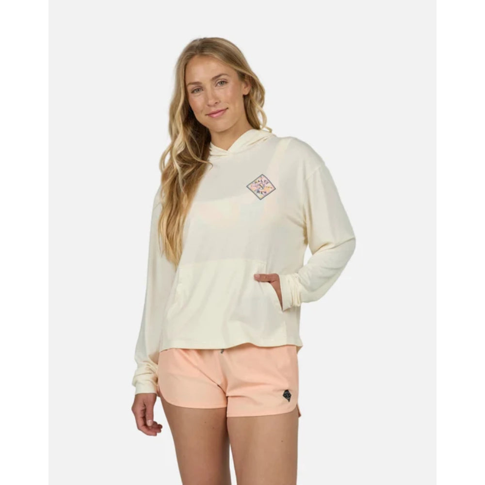 SALTY CREW TIPPET FILL TECH HOODY OFF WHITE