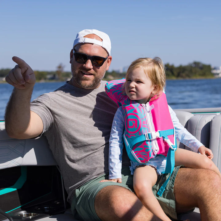 O'BRIEN INFANT PINK/AQUA