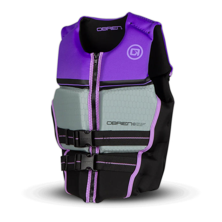 O'BRIEN JUNIOR V-BACK PURPLE/GREY