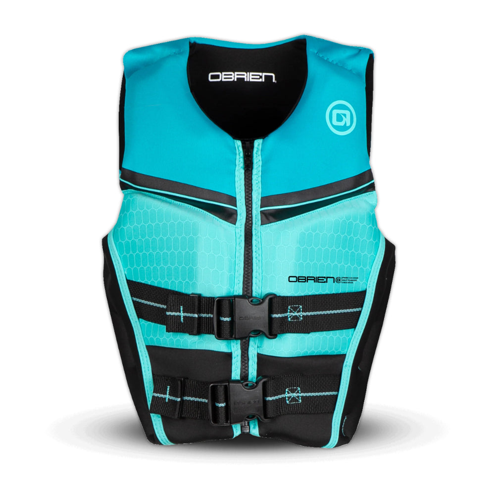 O'BRIEN YOUTH FLEX V-BACK AQUA