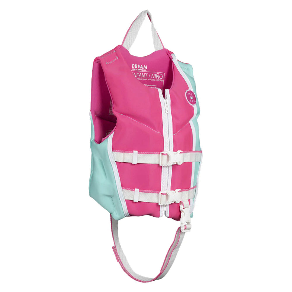 LIQUID FORCE DREAM CHILD VEST PINK/MINT