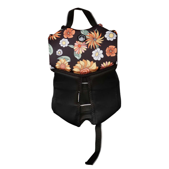 LIQUID FORCE DREAM CHILD VEST BLACK/FLOWERS