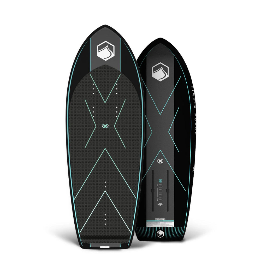 LIQUID FORCE X 4'4 WITH CARBON HORIZON FUSELOCK 1200 FOIL SET