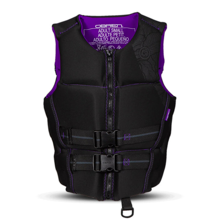 O'BRIEN WMS FLEX V-BACK BLACK/PURPLE CERTIFIÉE CANADA/USA