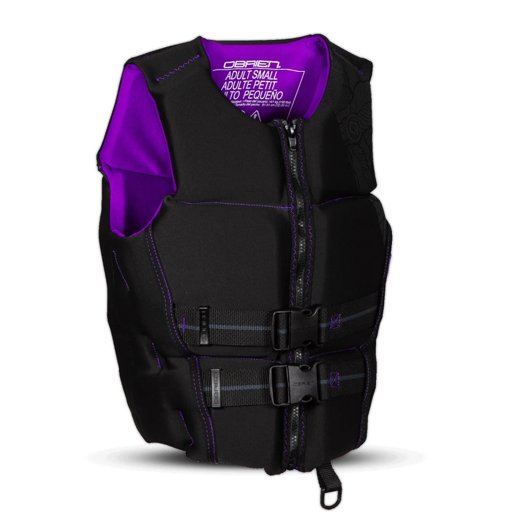O'BRIEN WMS FLEX V-BACK BLACK/PURPLE CERTIFIÉE CANADA/USA
