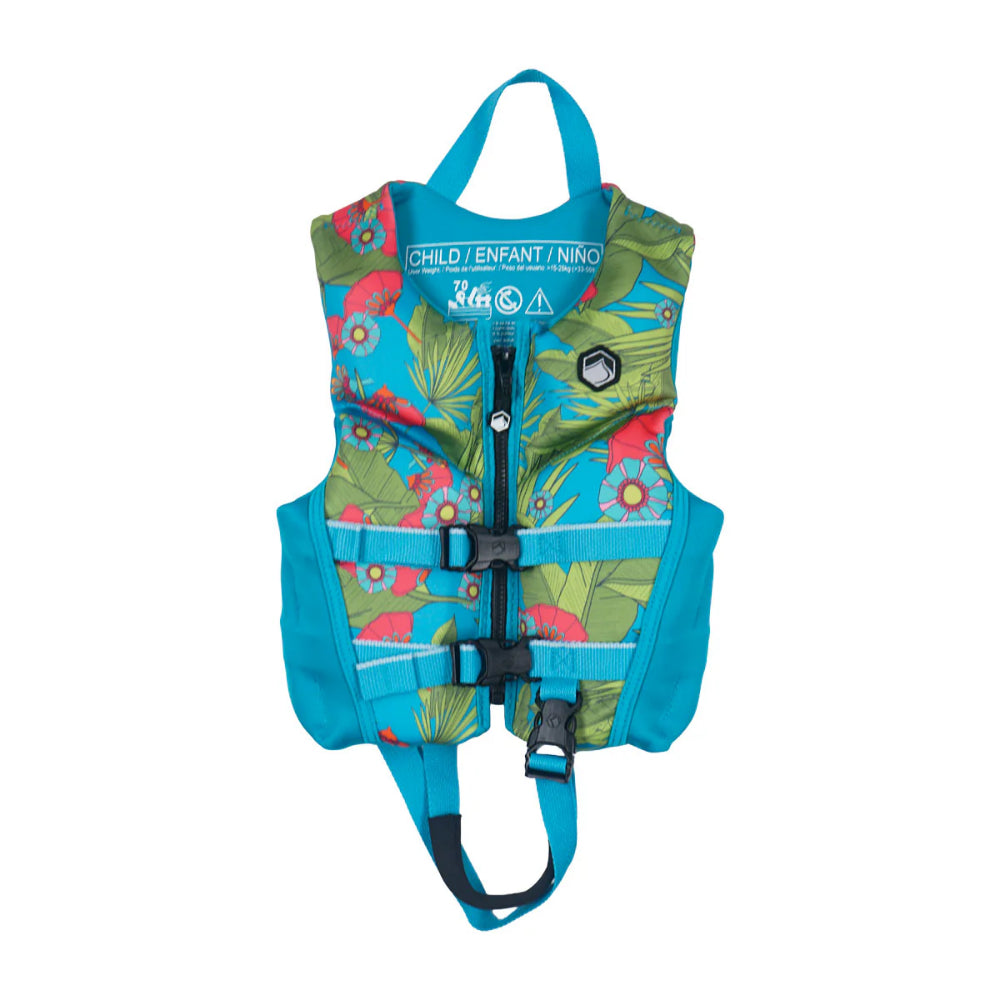 LIQUID FORCE DREAM CHILD VEST BLUE/FLOWERS
