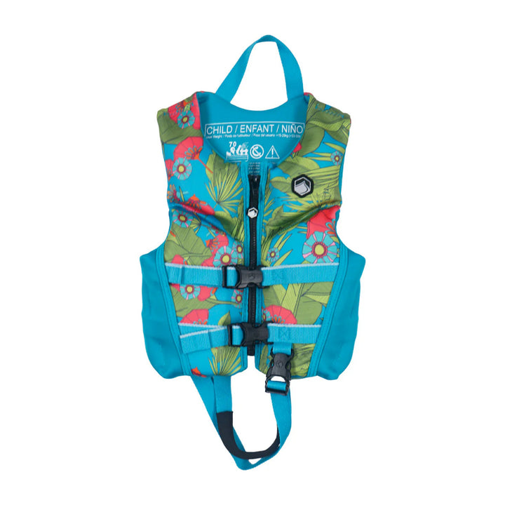 LIQUID FORCE DREAM CHILD VEST BLUE/FLOWERS