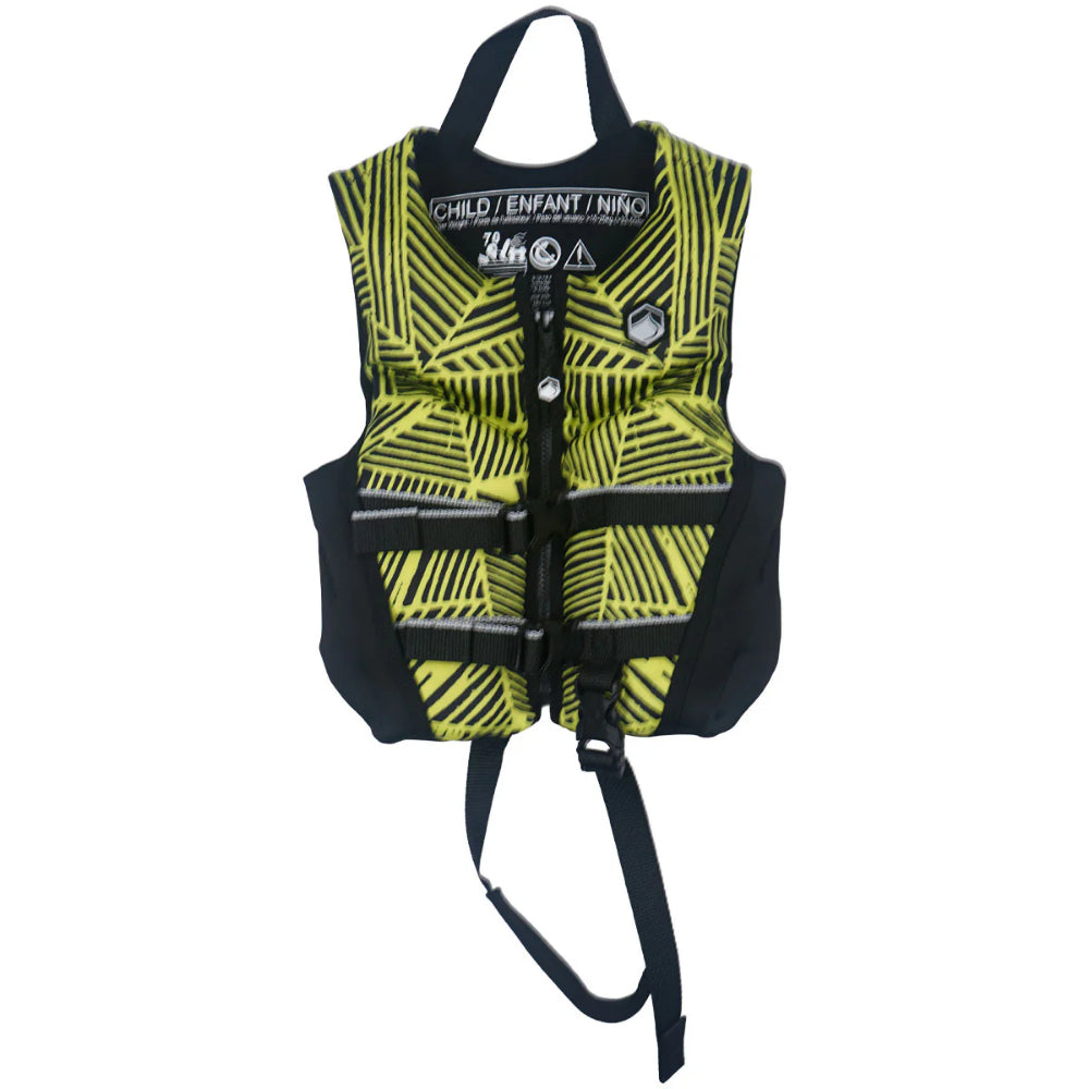 LIQUID FORCE FURY CHILD VEST GREEN/BLACK