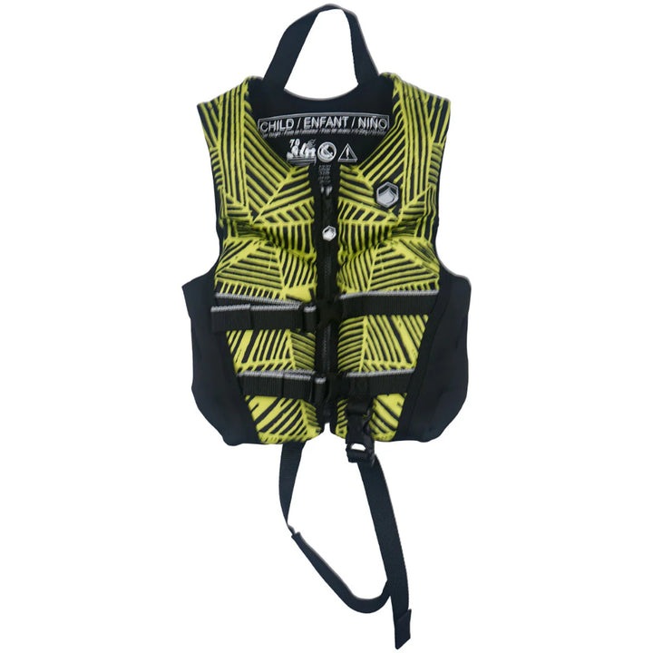 LIQUID FORCE FURY CHILD VEST GREEN/BLACK