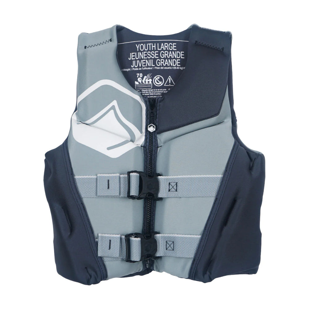 LIQUID FORCE RUCKUS JUNIOR VEST CHARCOAL