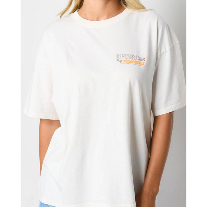 RIP CURL HANALEI HERITAGE TEE BONE