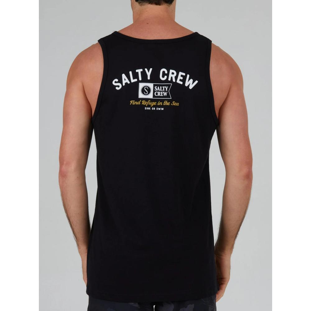SALTY CREW SURF CLUB TANK BLACK