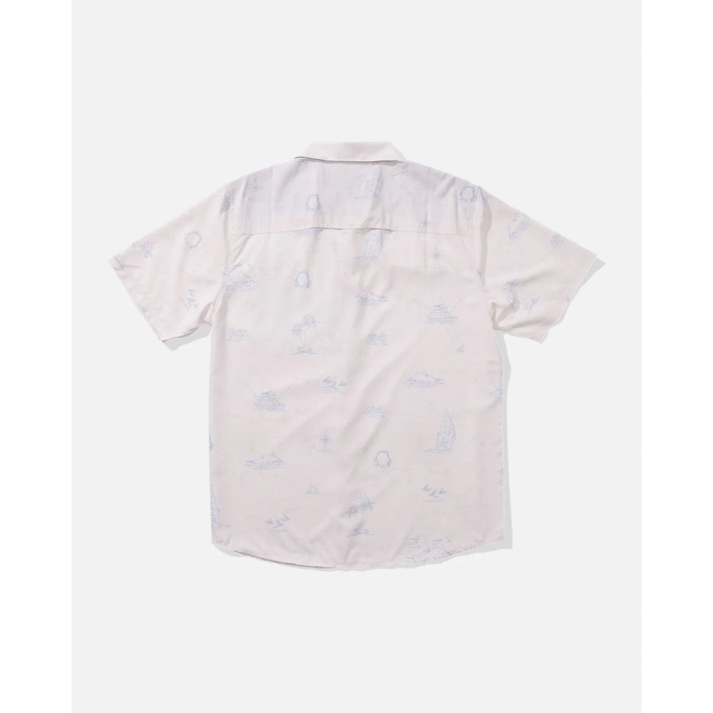 SALTY CREW HELMSMAN UV BUTTON UP OYSTER