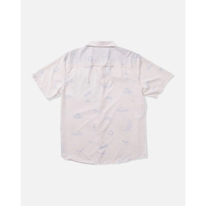 SALTY CREW HELMSMAN UV BUTTON UP OYSTER