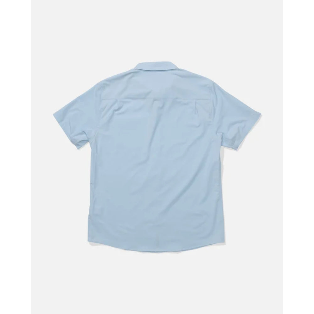 SALTY CREW DRIFTER UV BUTTON UP CLEAR SKY