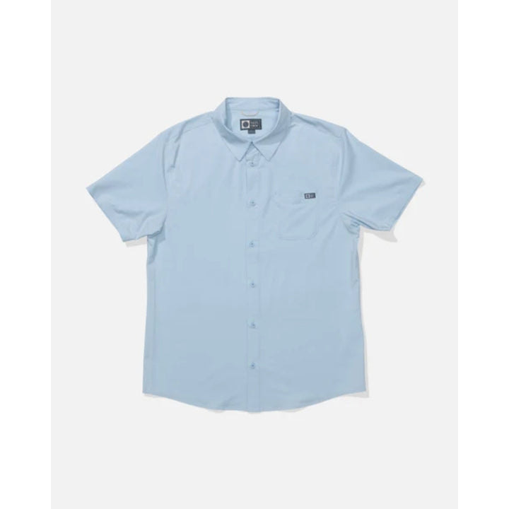 SALTY CREW DRIFTER UV BUTTON UP CLEAR SKY