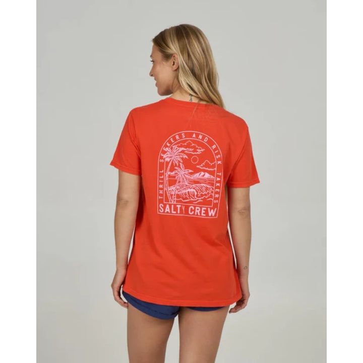SALTY CREW ARCHWAY B.F. TEE CHILI PEPPER
