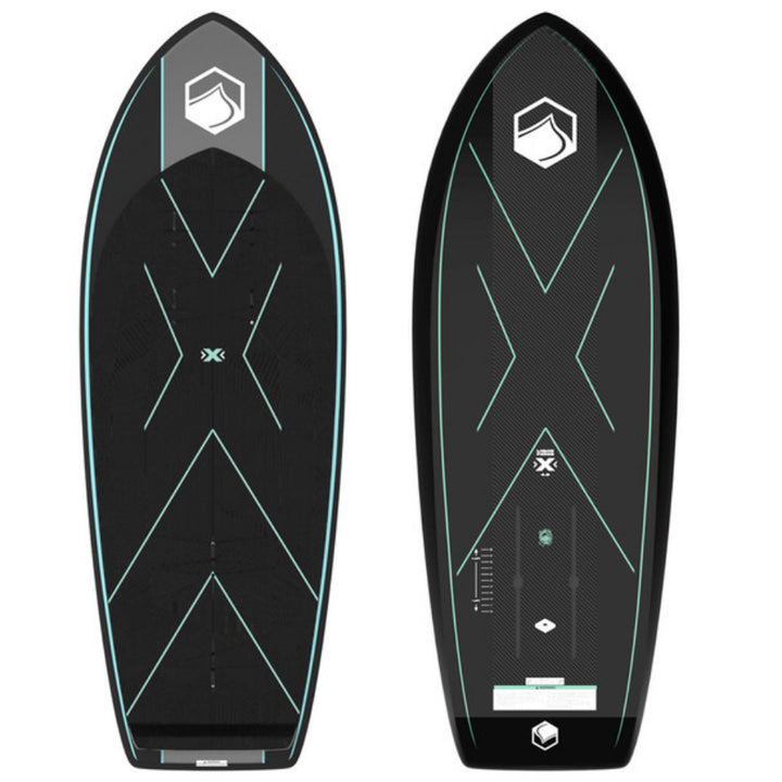 LIQUID FORCE X 4'4 WITH CARBON HORIZON FUSELOCK 1200 FOIL SET