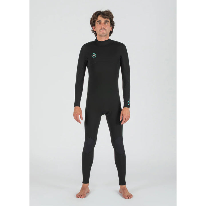 VISSLA 7 SEAS 4/3 BACK ZIP BLACK