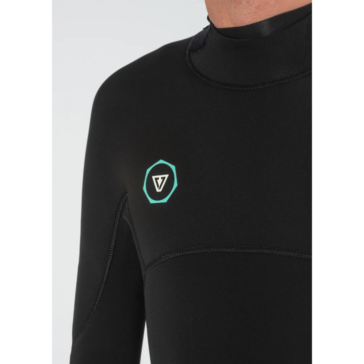 VISSLA 7 SEAS 4/3 BACK ZIP BLACK