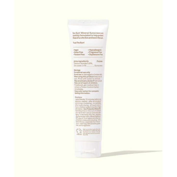 SUN BUM MINERAL SPF30 TINTED SUNSCREEN FACE LOTION