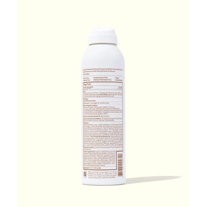 SUN BUM MINERAL SPF30 SUNSCREEN SPRAY