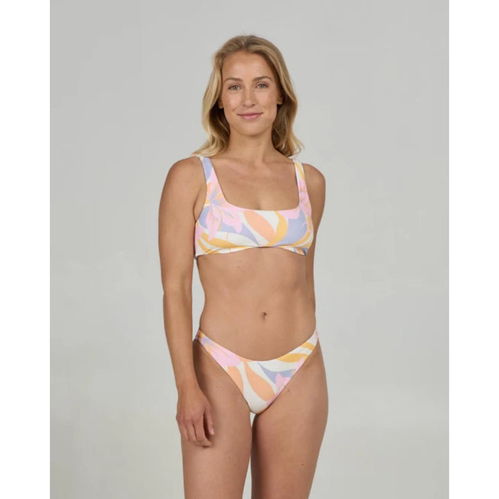 SALTY CREW BLOOMED BRALETTE TOP OFF WHITE
