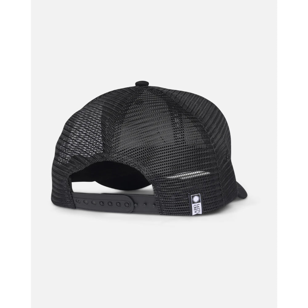 SALTY CREW LEGENDARY RETRO TRUCKER HAT BLACK