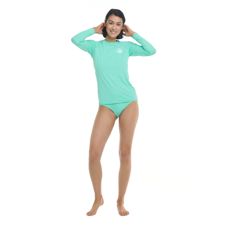 BODY GLOVE SMOOTHIES SLEEK RASH GUARD SEA MIST