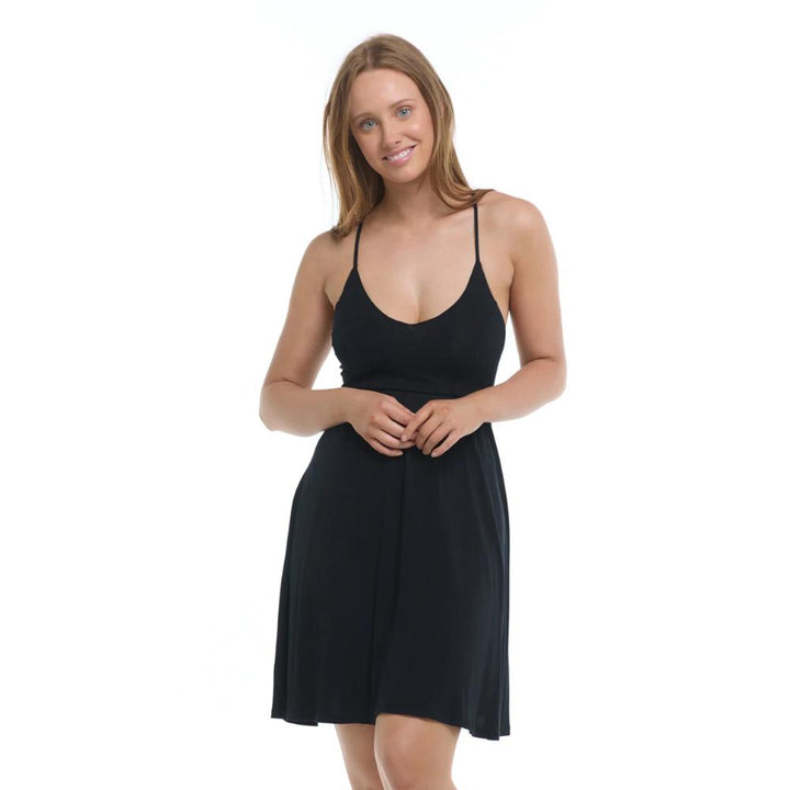 BODY GLOVE IVY COVER-UP DRESS BLACK