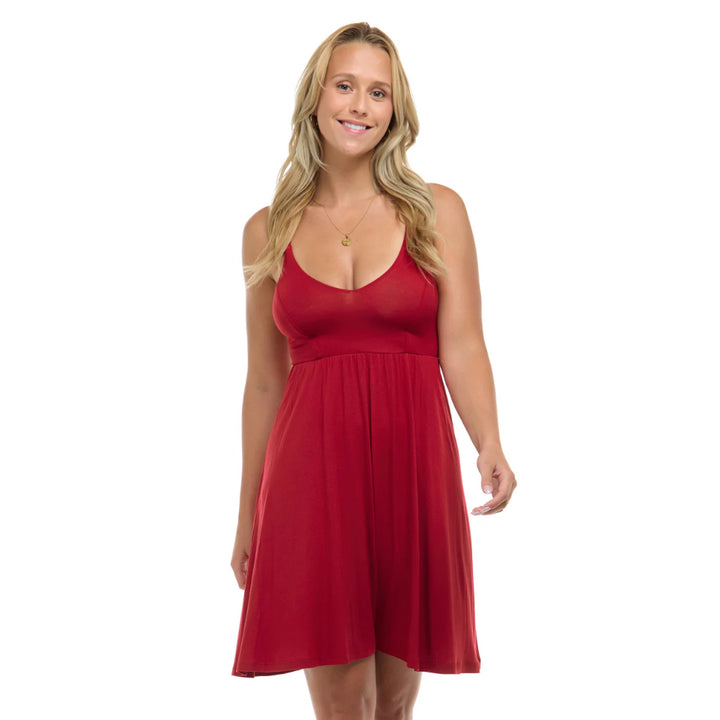 BODY GLOVE IVY DRESS CRANBERRY