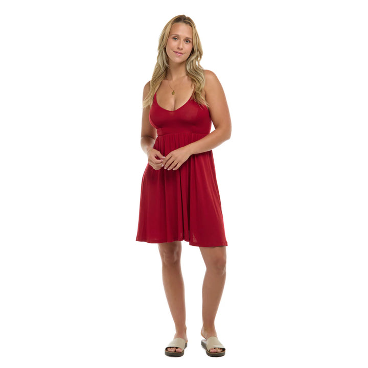 BODY GLOVE IVY DRESS CRANBERRY