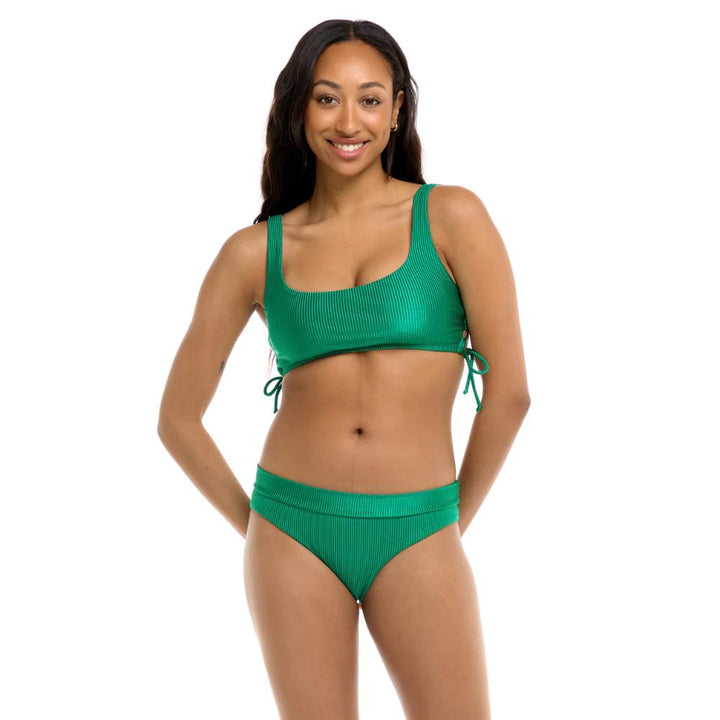 BODY GLOVE NIFTY MAXIM SCOOP TOP EMERALD