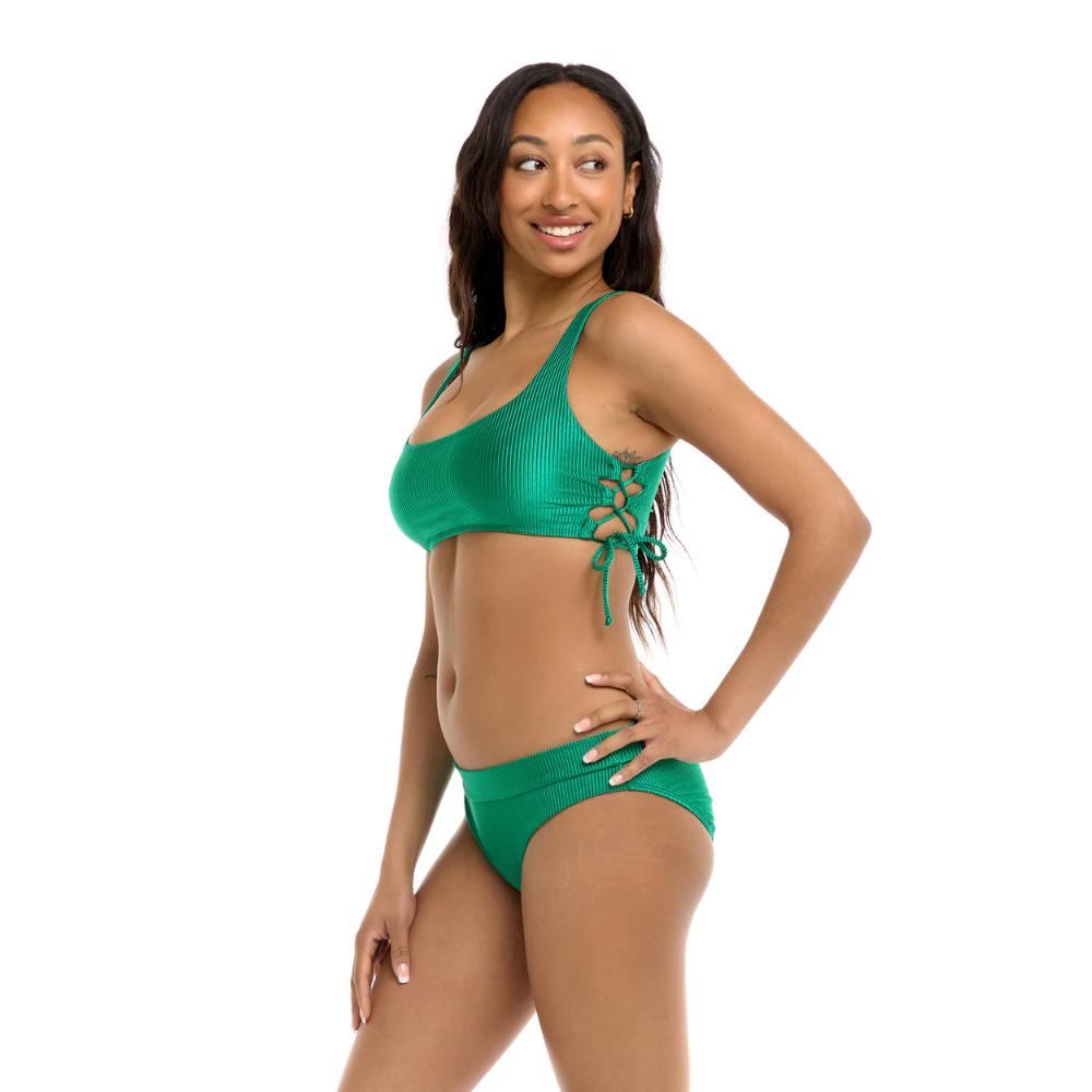 BODY GLOVE NIFTY MAXIM SCOOP TOP EMERALD