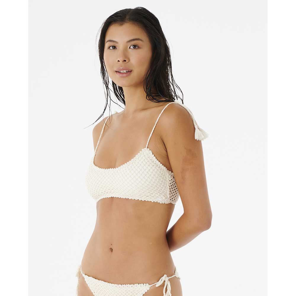 RIP CURL OCEANS TOGETHER CROCHET TOP SHELL