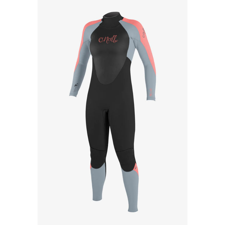 O'NEILL WMS EPIC 3/2 BACK ZIP BLACK/TEAROSE