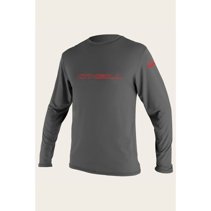 O'NEILL YOUTH BASIC SKINS 50+ L/S SUN SHIRT GRAPHITE