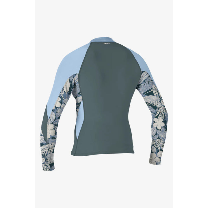 O'NEILL WMS BAHIA 1MM JACKET FRONT ZIP SHADE/PALMENTO