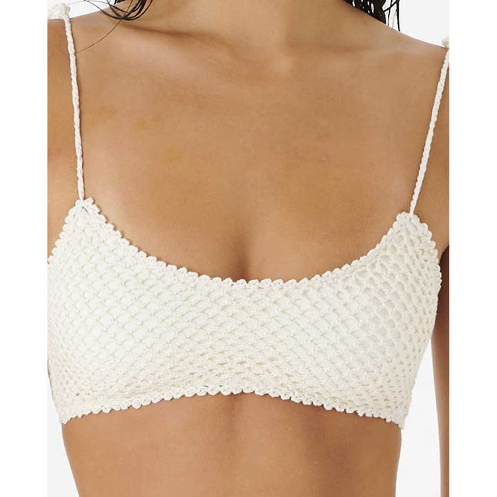 RIP CURL OCEANS TOGETHER CROCHET TOP SHELL