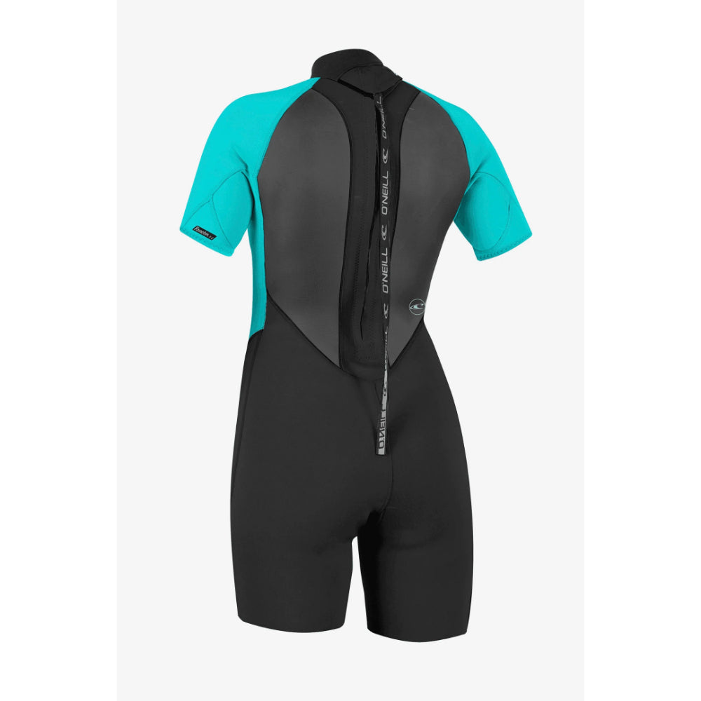 O'NEILL WMS REACTOR-2 2MM BACK ZIP AQUA